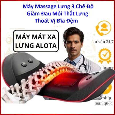 Máy Massage Lưng Hồng Ngoại 3 Chế Độ Giảm Đau Mỏi Thắt Lưng